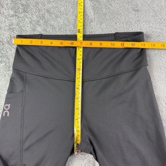 On Cloud Leggings Performance Tights 7/8 Black Women's Size S Swiss Engineering - Picture 5 of 10